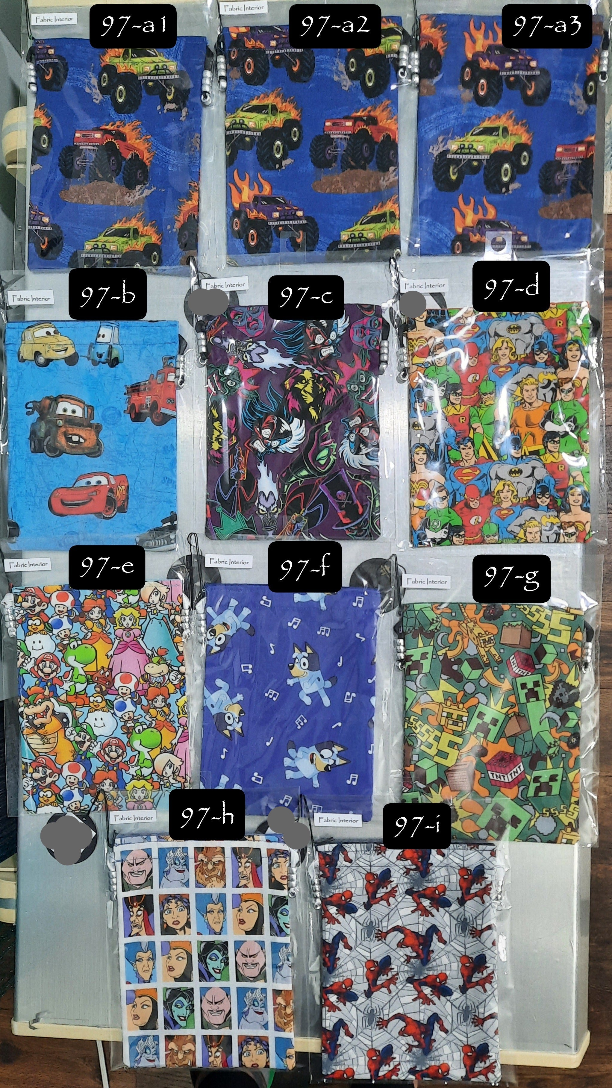 POUCHES ~Kids ~8 x 6in (XL)