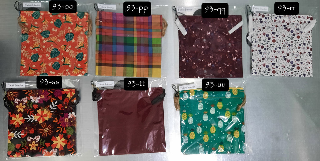 POUCHES ~6 x 6in (L)