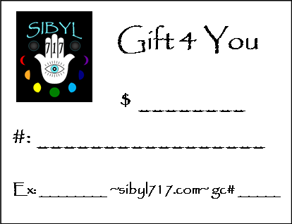 SIBYL7.1.7 GIFT CARDS