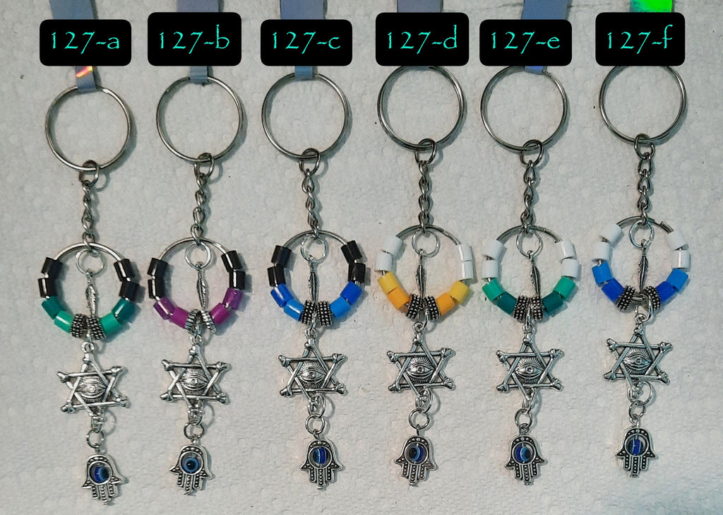 FEATHER/HEXAGRAM/HAMSA HAND