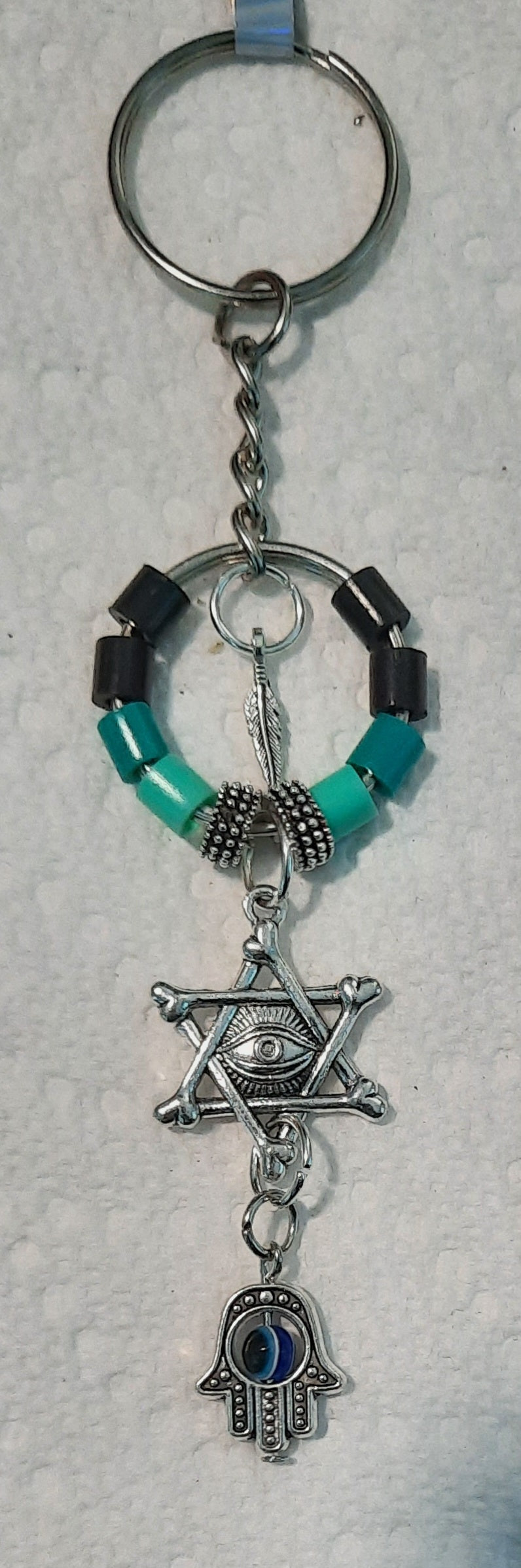 FEATHER/HEXAGRAM/HAMSA HAND