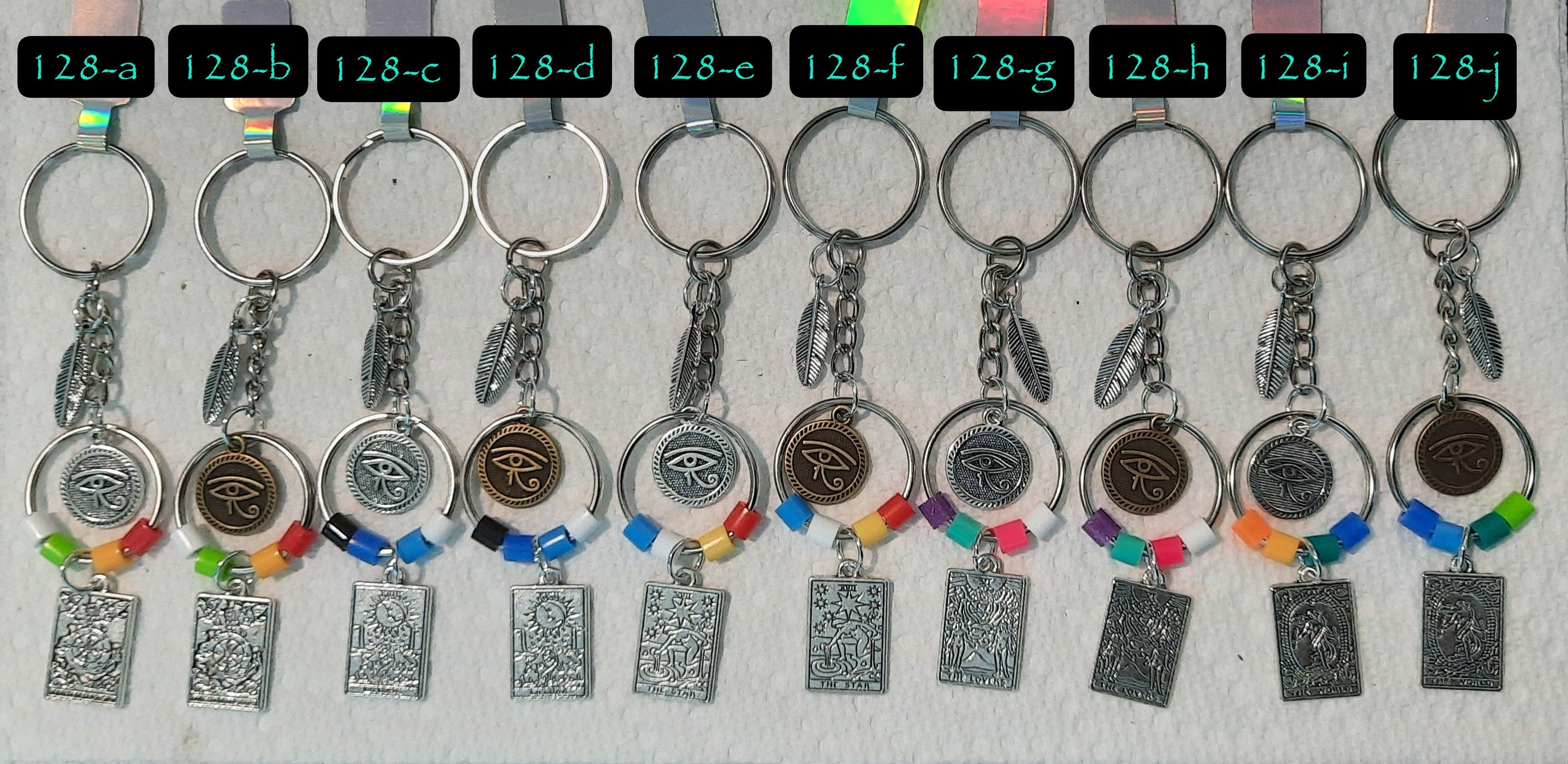 FEATHER/EYE OF HORUS/TAROT CARD