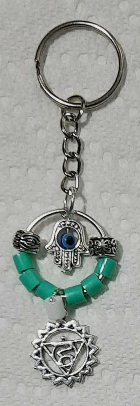 CHAKRA SYMBOL w/HAMSA HAND