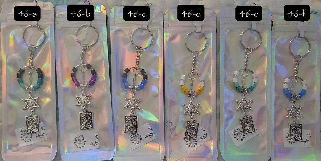 FEATHER/HEXAGRAM w/ALL-SEEING EYE IN MIDDLE/FORTUNE TELLER HANDS