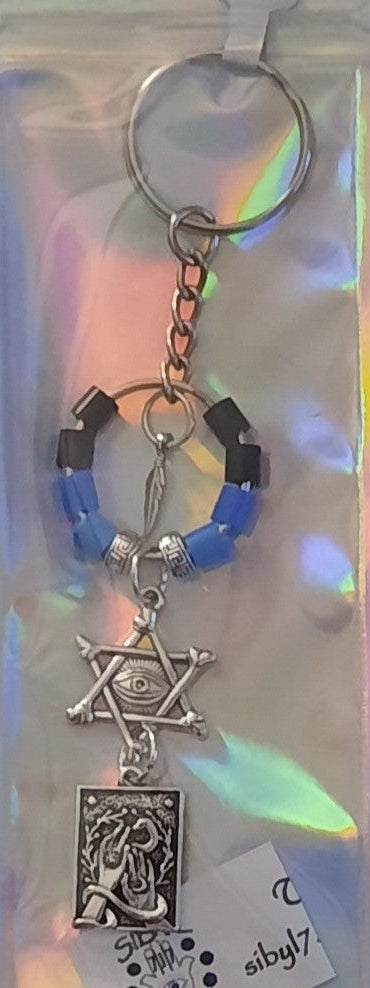 FEATHER/HEXAGRAM w/ALL-SEEING EYE IN MIDDLE/FORTUNE TELLER HANDS