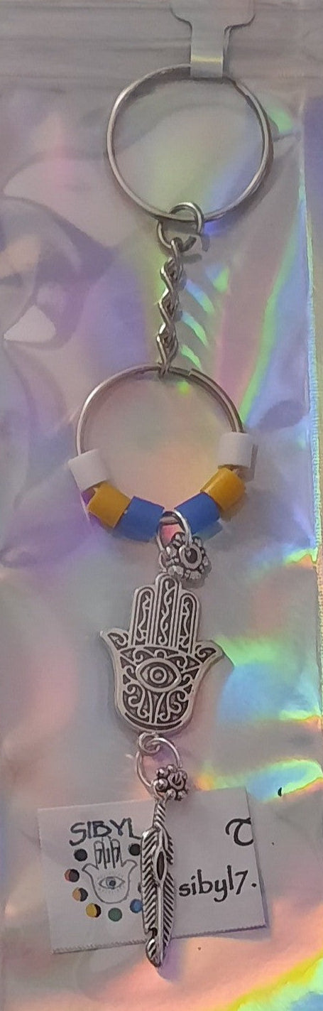 HAMSA HAND & FEATHER